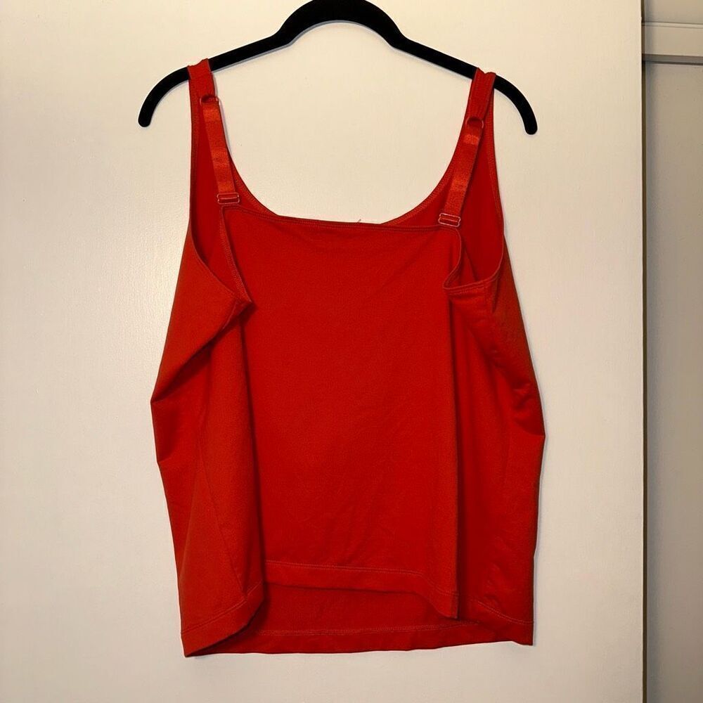 Chicos Women’s Solid Red Adjustable Strap Tank To… - image 4